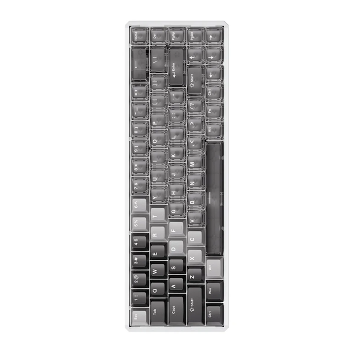Akko MOD68 HE Aluminum Case Wired ARGB Magnetic Keyboard (Gradient Hybrid White Transparent) (Akko AstroAim Magnetic Switch) (02O-02I-03B-02G-02M-02J) - Image 5