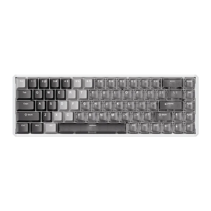 Akko MOD68 HE Aluminum Case Wired ARGB Magnetic Keyboard (Gradient Hybrid White Transparent) (Akko AstroAim Magnetic Switch) (02O-02I-03B-02G-02M-02J) - Image 6