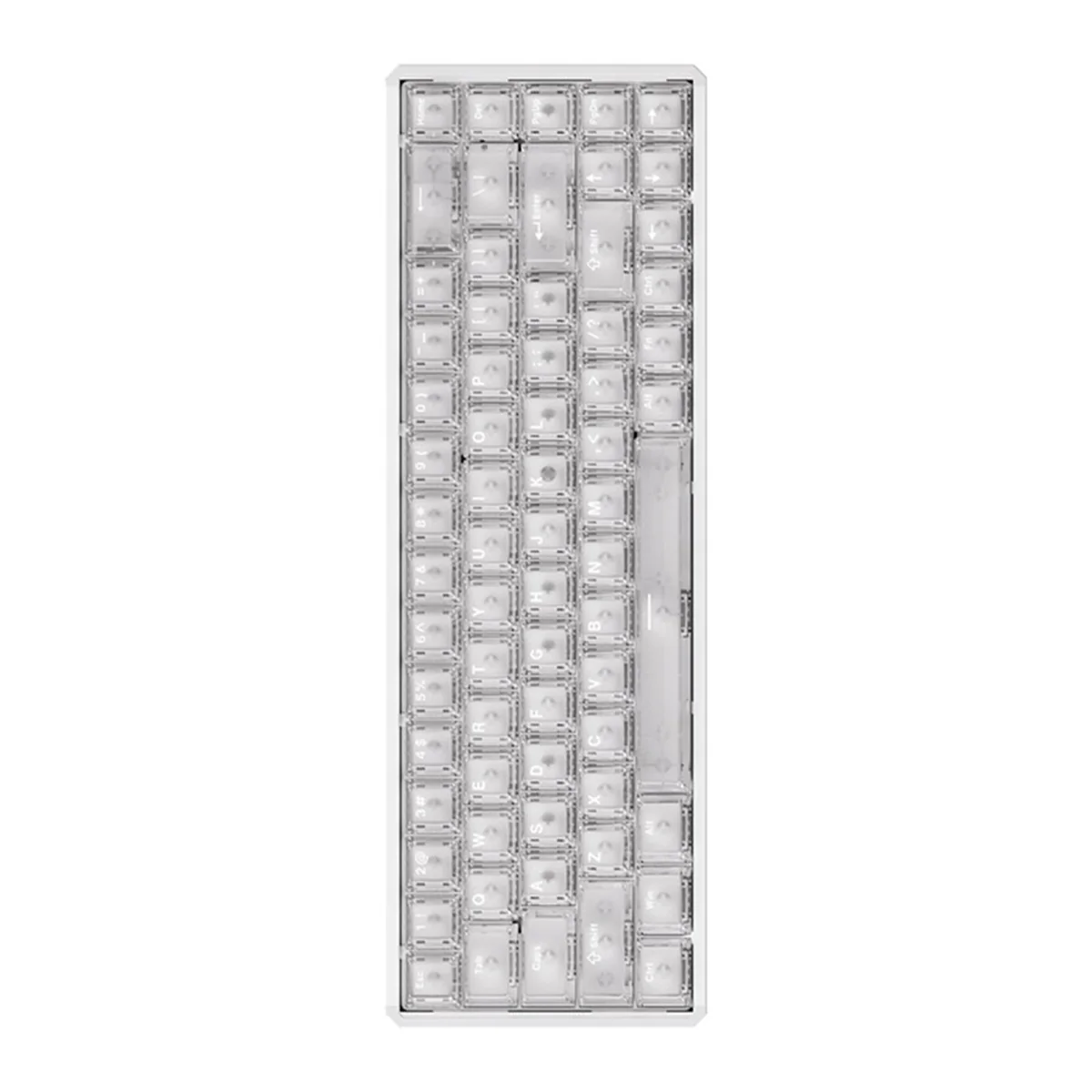 Akko MOD68 HE Aluminum Case Wired ARGB Magnetic Keyboard (White Transparent) (Akko AstroAim Magnetic Switch) (02O-02I-02X-02G-02M-02J) - Image 5