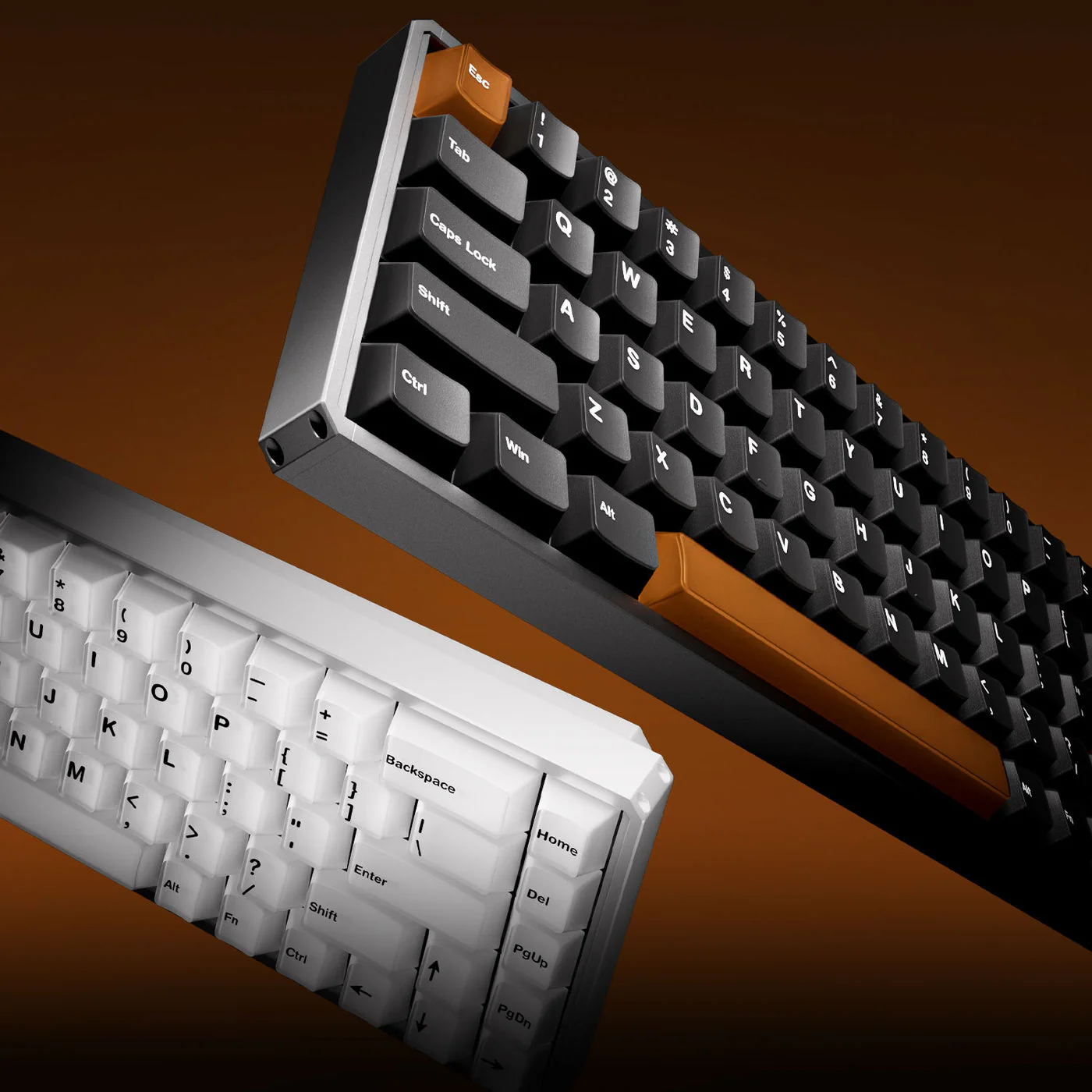 Akko MOD68 HE Aluminum Case Wireless ARGB Magnetic Keyboard (Misty Black & Brown) (Akko AstroAim Magnetic Switch) (02N-02H-00T-02G-02L-02K) - Image 2