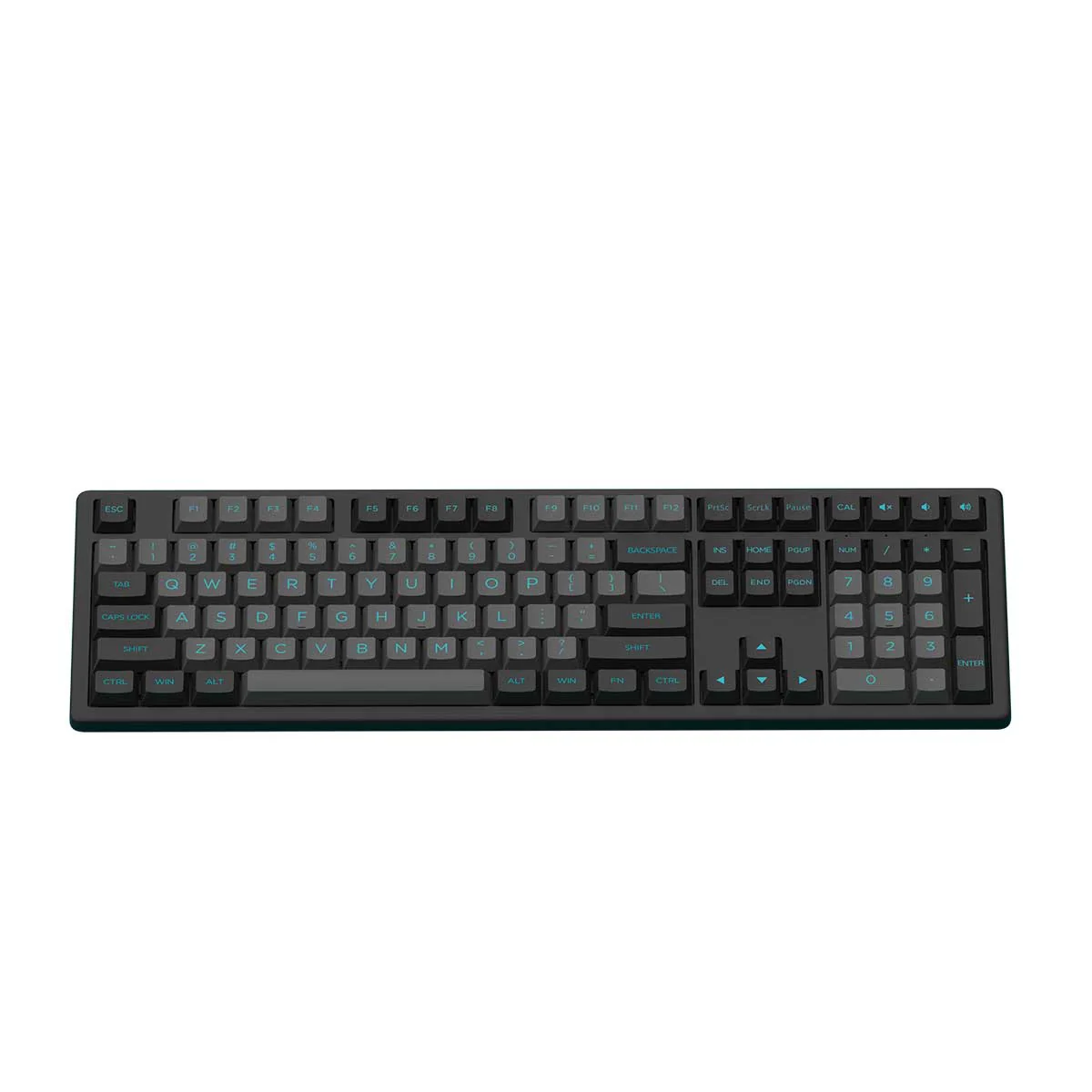 Akko MX108 Business Wireless Keyboard & Mouse Combo (Black & Cyan) - Image 2