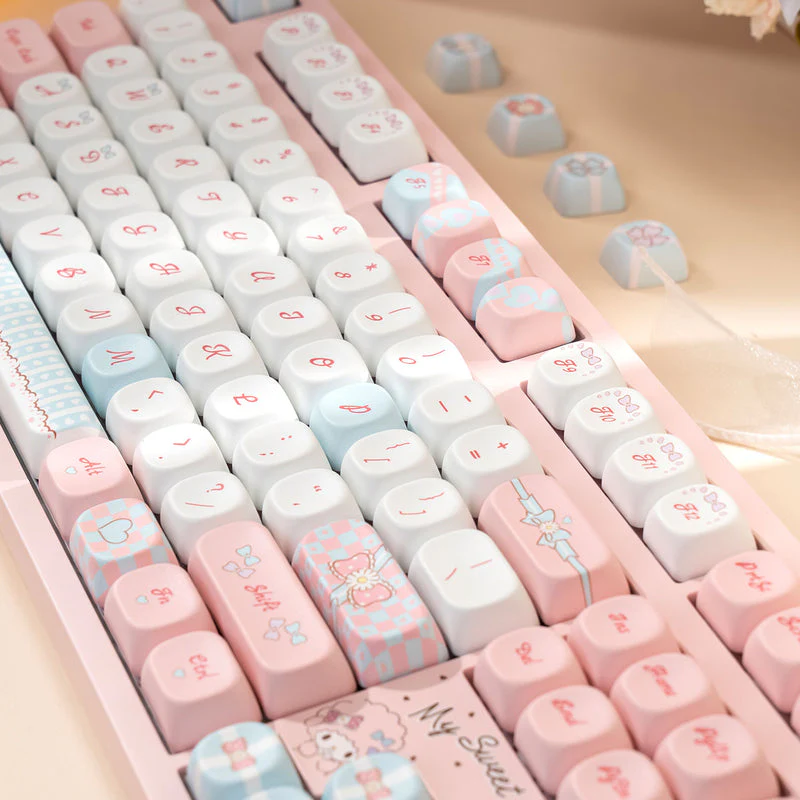 Akko My Sweet Piano 3108 V3 Wired Mechanical Keyboard (Akko Frost Pink Switch) - Image 2