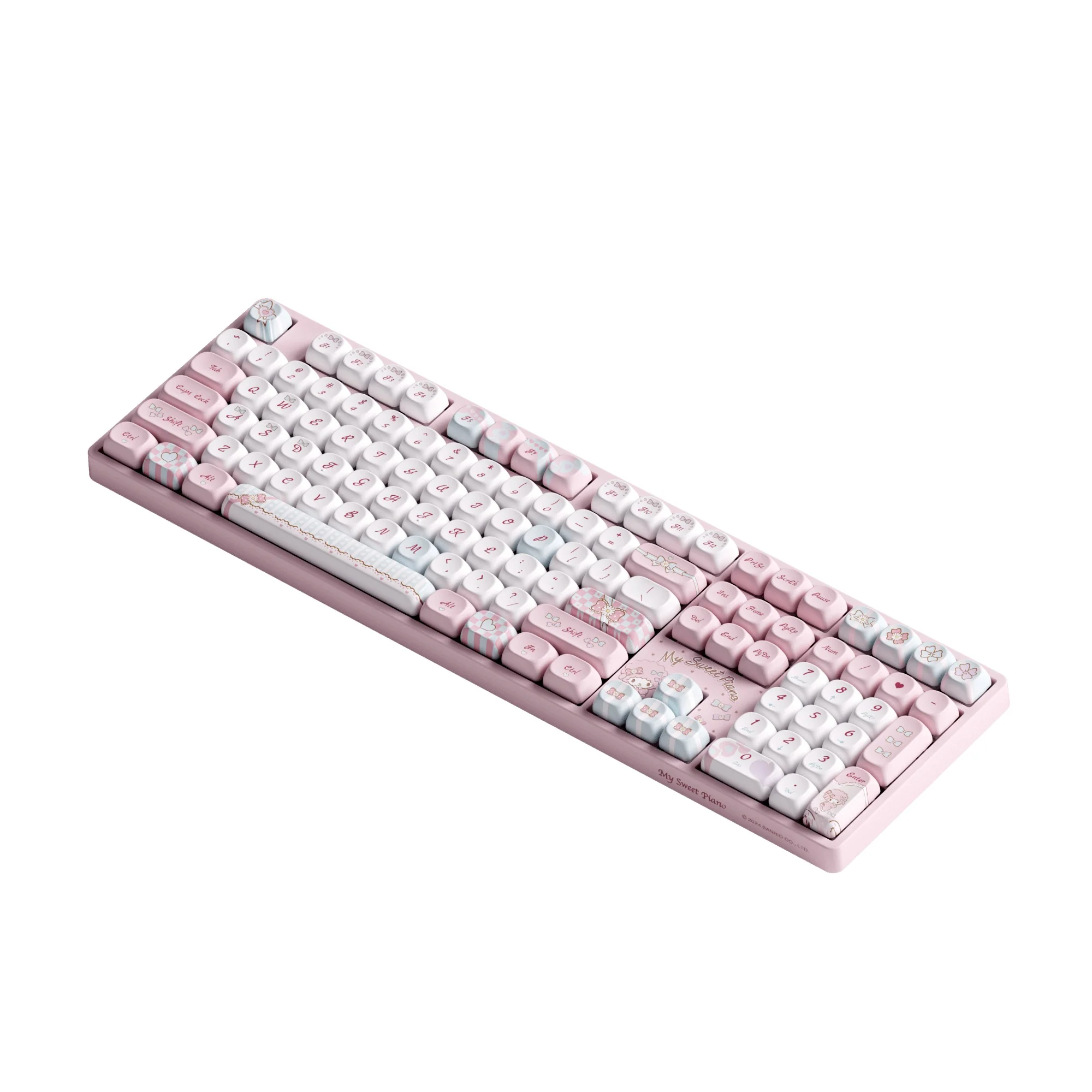 Akko My Sweet Piano 5108B Plus Multi-Mode RGB Hot-Swappable Mechanical Keyboard (Akko V3 Piano Pro Switch, Akko Creamy Cyan Switch) - Image 4
