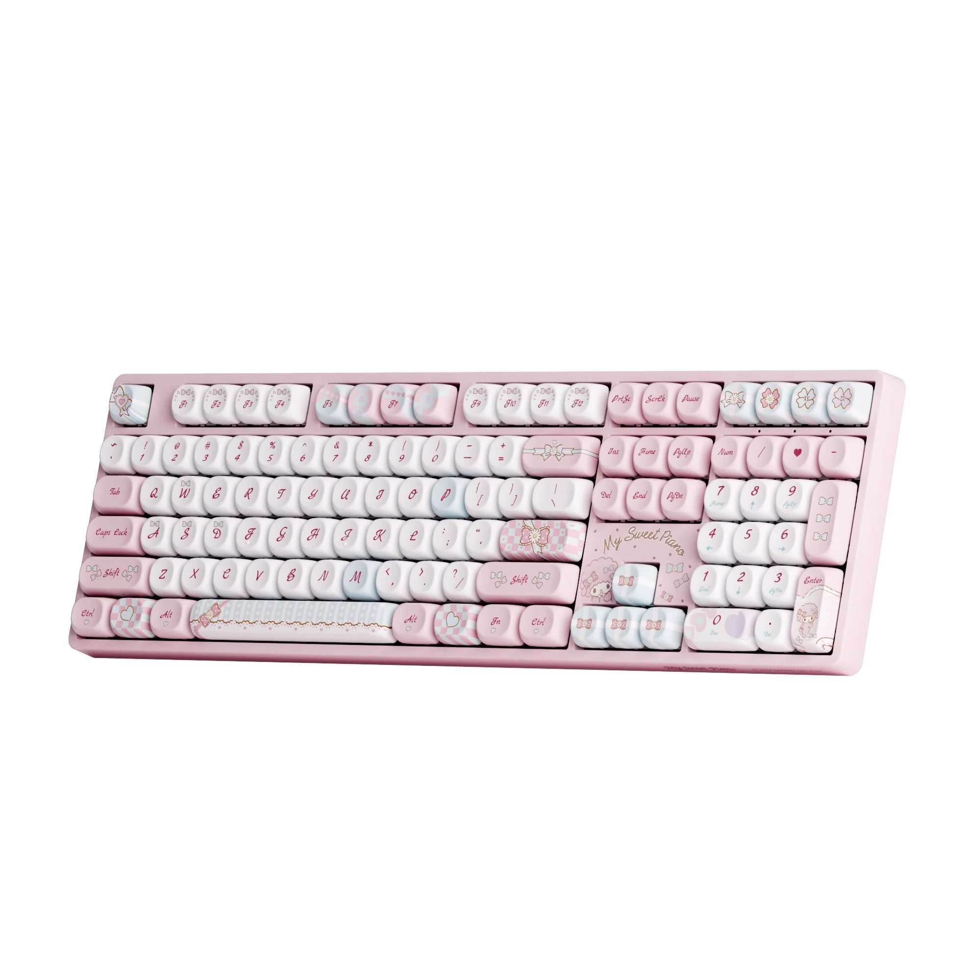 Akko My Sweet Piano 5108B Plus Multi-Mode RGB Hot-Swappable Mechanical Keyboard (Akko V3 Piano Pro Switch, Akko Creamy Cyan Switch) - Image 5