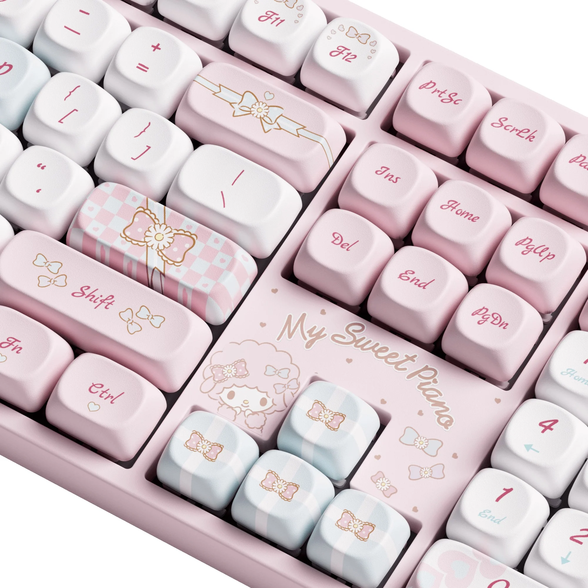 Akko My Sweet Piano 5108B Plus Multi-Mode RGB Hot-Swappable Mechanical Keyboard (Akko V3 Piano Pro Switch, Akko Creamy Cyan Switch) - Image 9