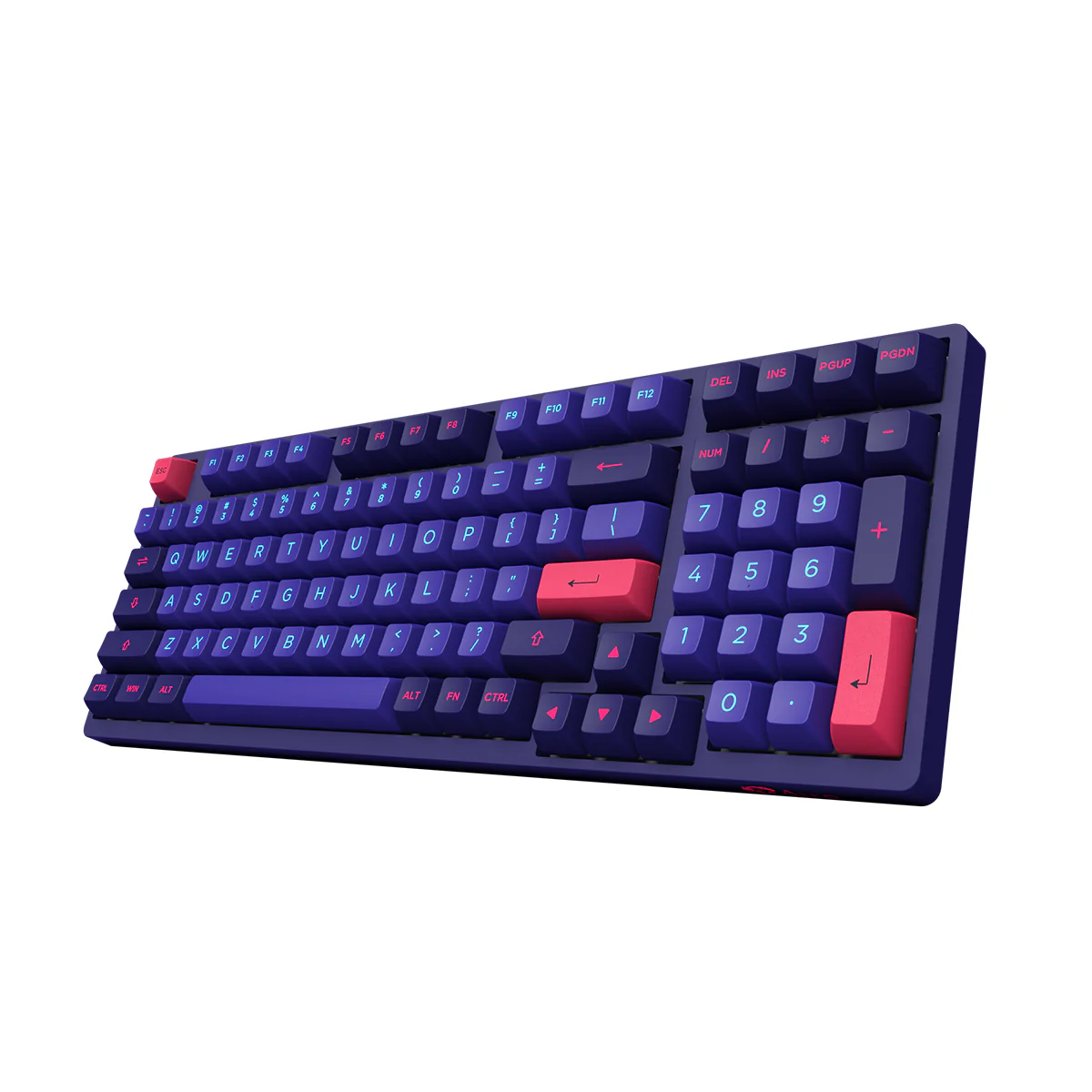 Akko Neon 3098 RGB Mechanical Keyboard (Akko V3 Cream Yellow Switch) - Image 5