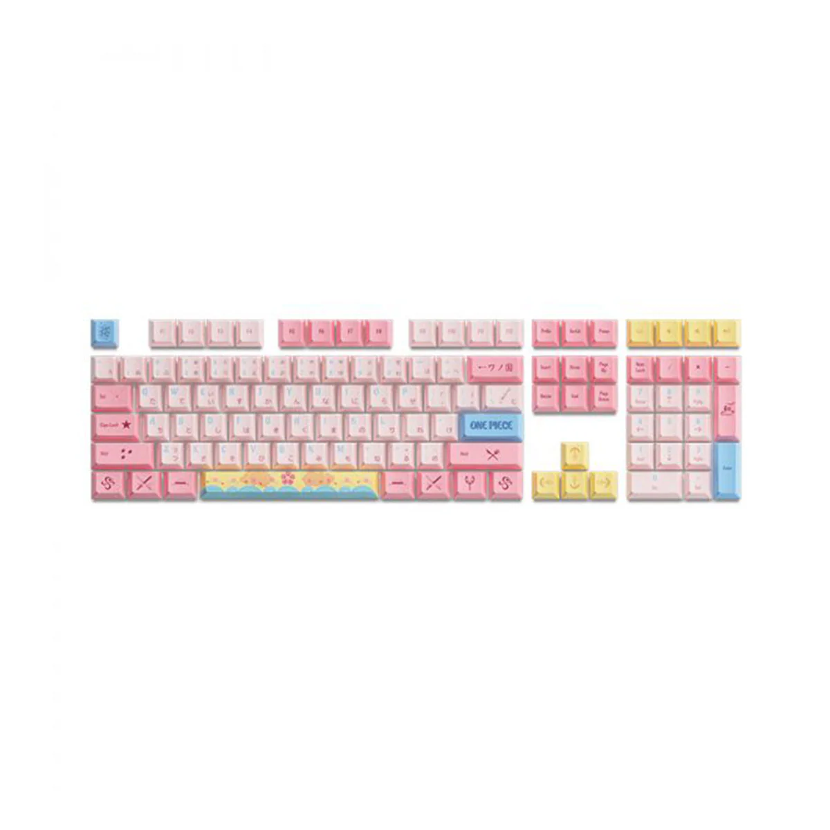 Akko One Piece Wano Country Keycap Set Cherry Profile 136 Keys - Image 2