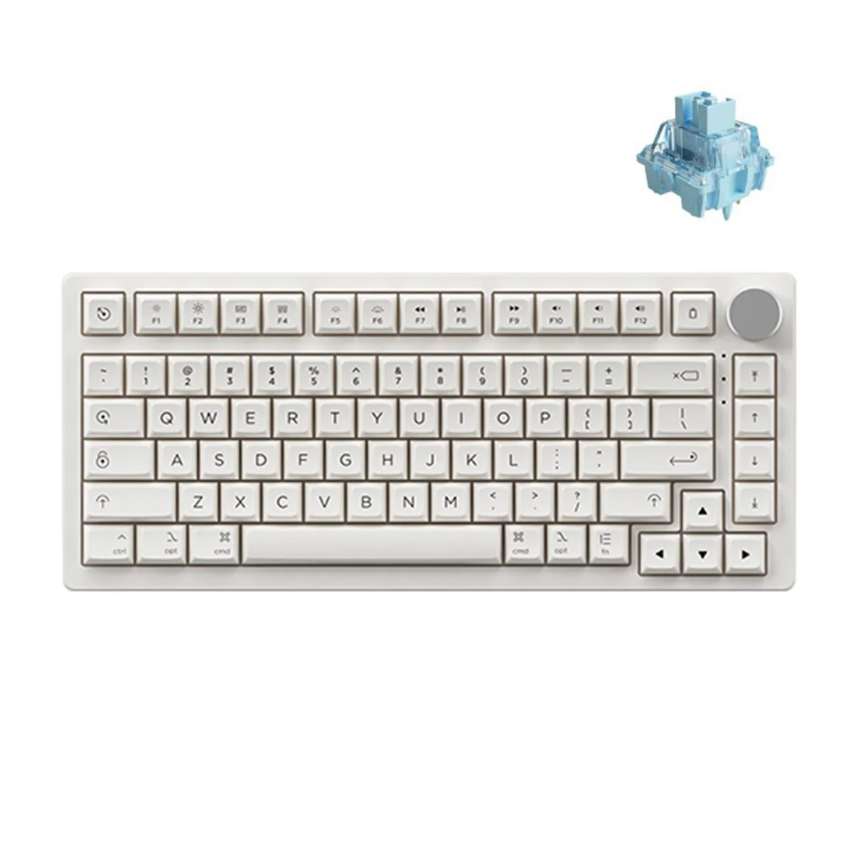 Akko PC75B Plus Air Multi-Modes RGB Hot-Swappable Mechanical Keyboard (Akko V3 Cream Yellow Pro Switch, Akko V3 Cream Blue Pro Switch) - Image 3