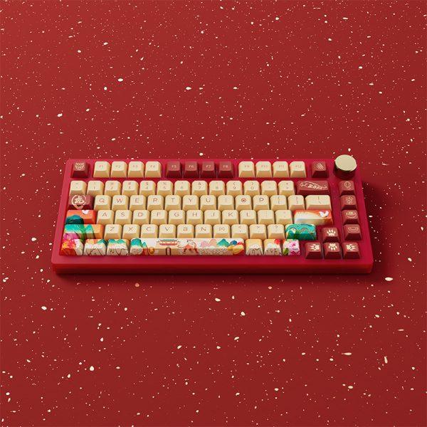 AKKO PC75B Plus Year Of Tiger RGB Mechanical Keyboard (TTC Flame Red) - Image 5