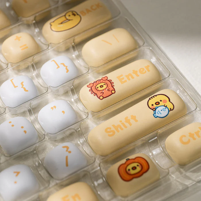 Akko Poco Family - Poco Duck Keycap Set MOG Profile 136 Keys - Image 6