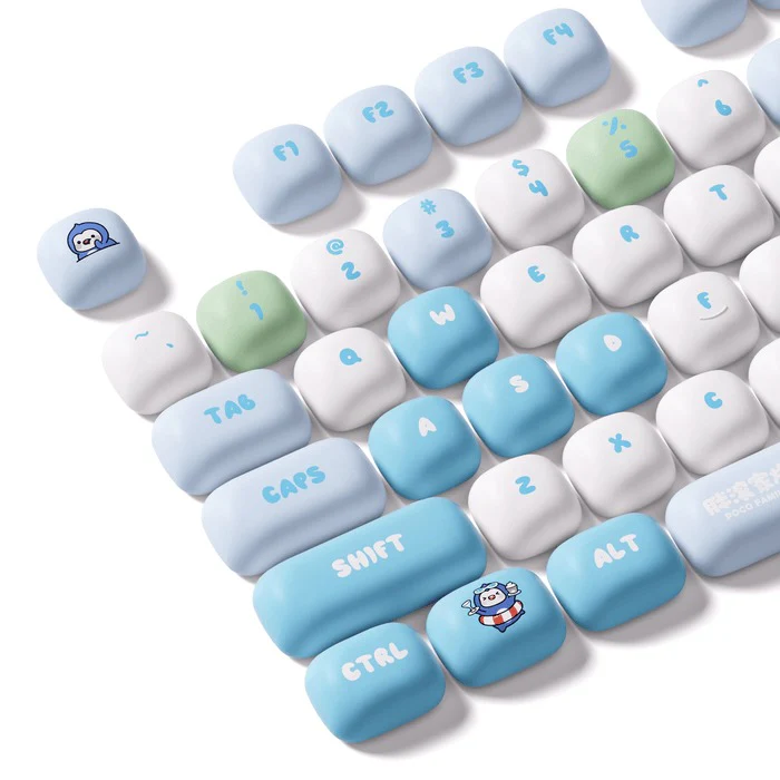 Akko Poco Family - Poco Penguin Keycap Set MOG Profile 136 Keys - Image 8