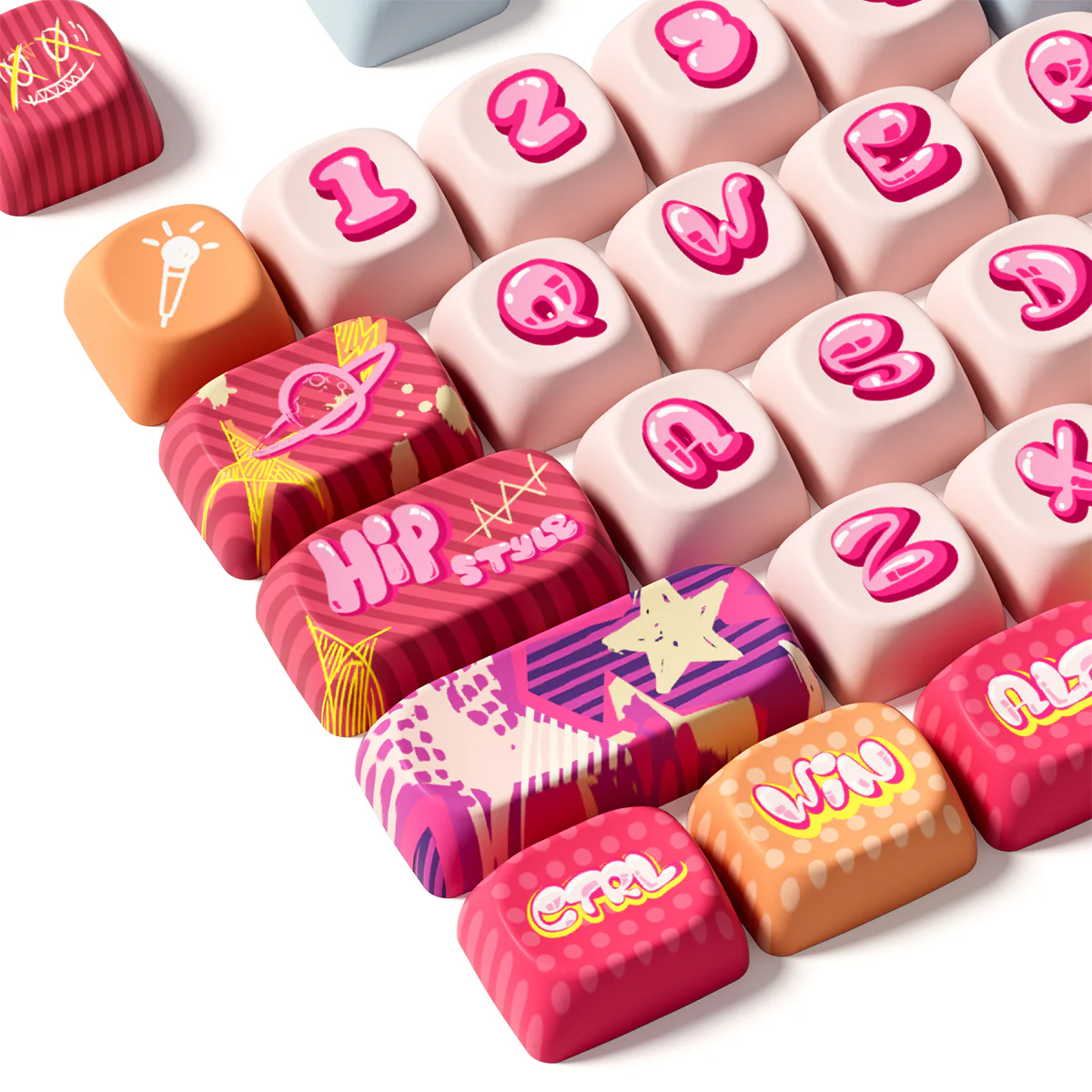 Akko Rainbow Candy Keycap Set MOA Profile 140 Keys - Image 6