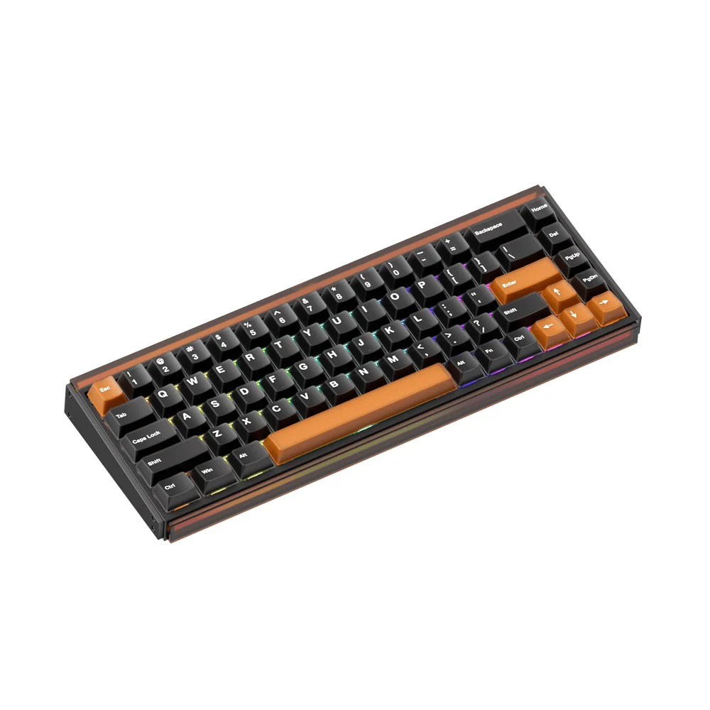 Akko Ray68 RGB Wired Mechanical Keyboard (Misty Black & Brown) (Akko AstroAim Magnetic Switch) (101-RA68B-000) - Image 7