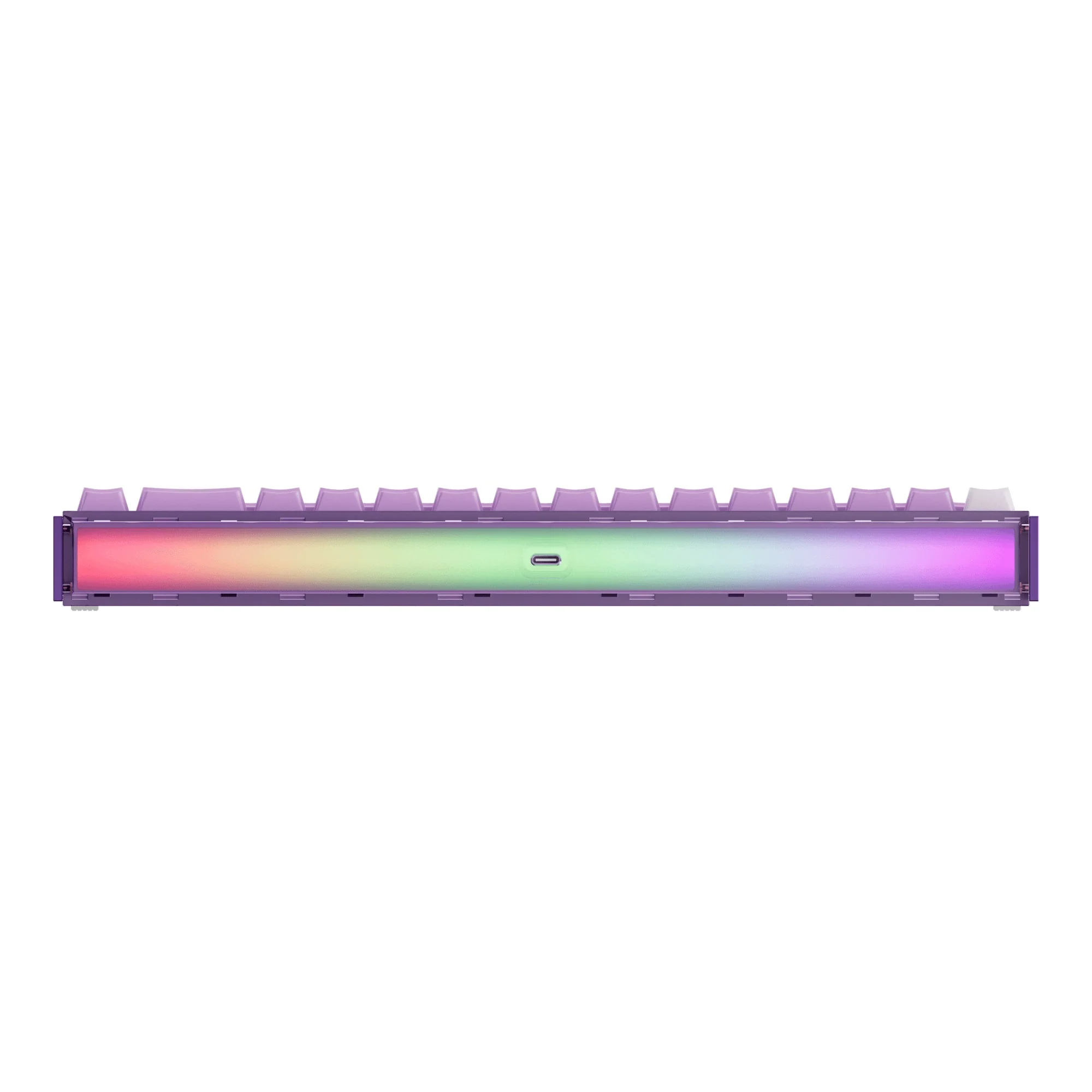 Akko Ray68 RGB Wired Mechanical Keyboard (Misty Purple & White) (Akko AstroAim Magnetic Switch) (101-RA68B-003) - Image 4