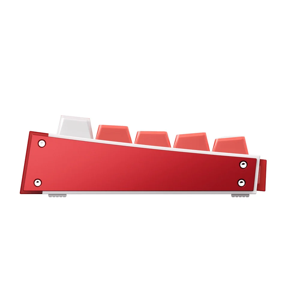Akko Ray68 RGB Wired Mechanical Keyboard (Misty Red & White) (Akko AstroAim Magnetic Switch) (101-RA68B-004) - Image 8