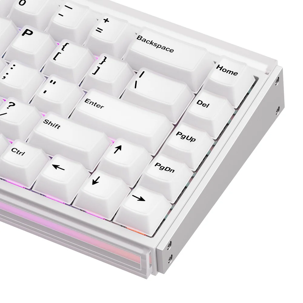 Akko Ray68 RGB Wired Mechanical Keyboard (Misty White) (Akko AstroAim Magnetic Switch) (101-RA68B-001) - Image 7