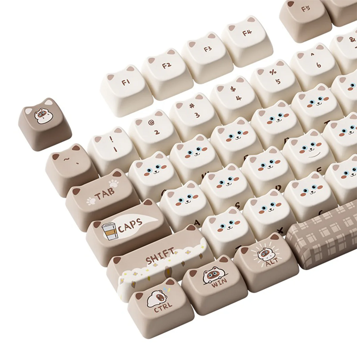 Akko Siamese Cat Keycap Set MAO Profile 142 Keys - Image 3