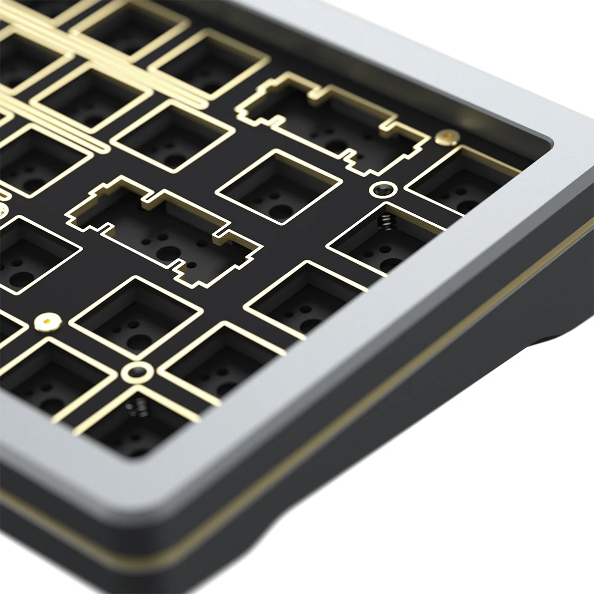 Akko SPR67 Spring Mount Keyboard Kit (Space Grey) - Image 5