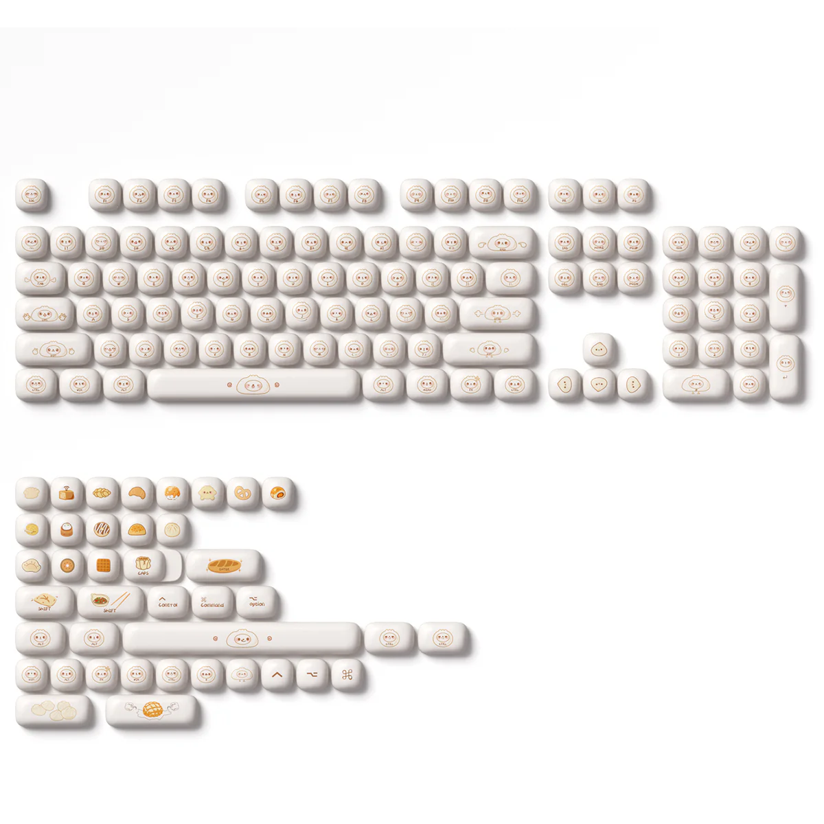 Akko Steamed Buns Keycap Set MOG Profile - Image 2