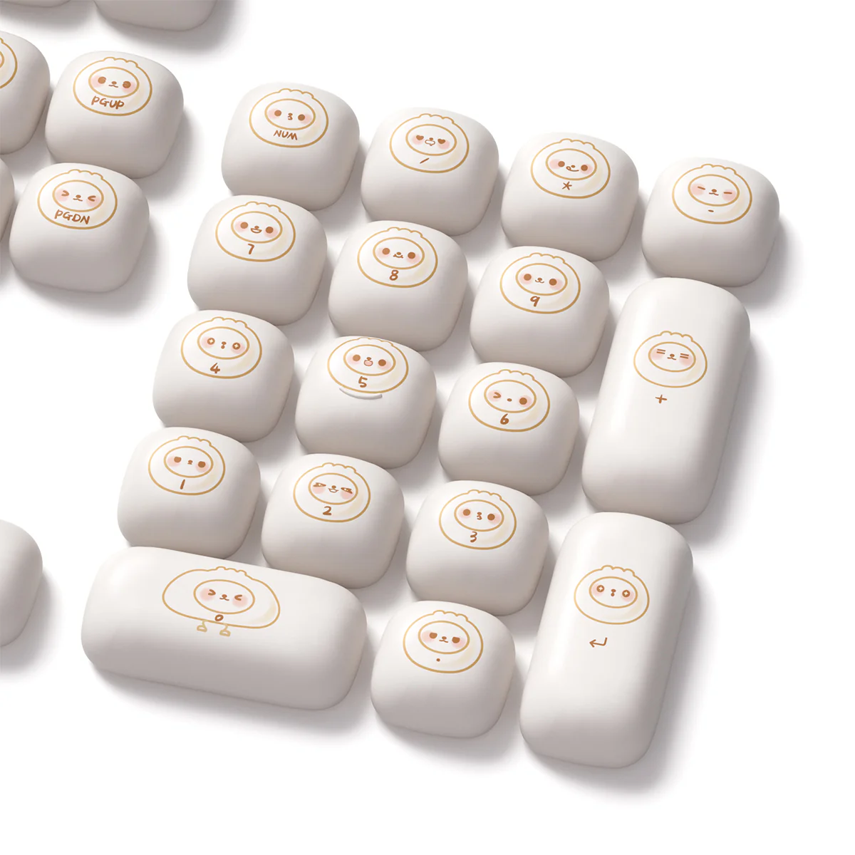 Akko Steamed Buns Keycap Set MOG Profile - Image 3