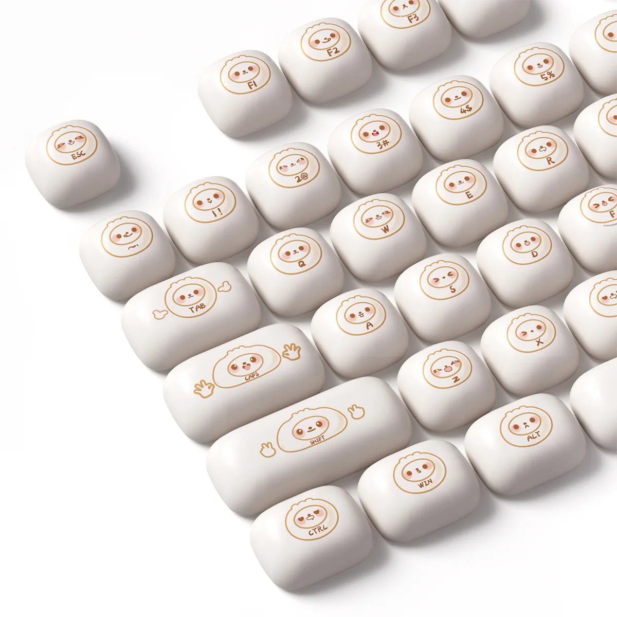 Akko Steamed Buns Keycap Set MOG Profile - Image 6