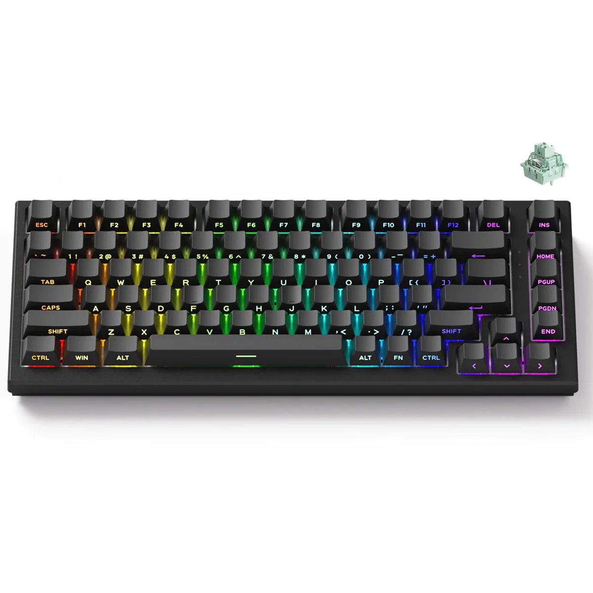 Akko TAC75 HE Wired RGB Magnetic Keyboard (Black) (Akko Glare Magnetic Switch) - Image 10