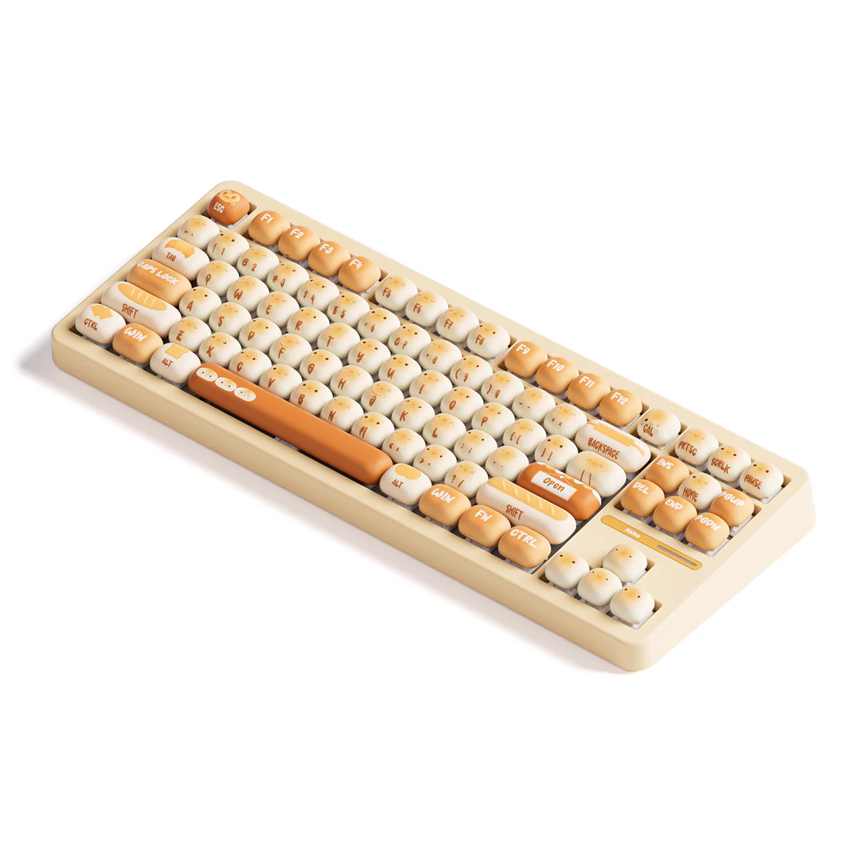 Akko TAC87 Bun Wonderland Multi-Mode RGB Hot-Swappable Mechanical Keyboard (Akko Stellar Rose Switch, Akko V3 Piano Pro Switch) - Image 7