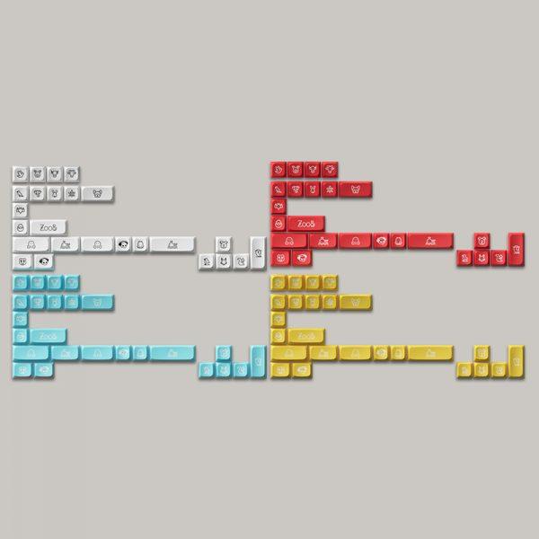 AKKO WOB Building Blocks PBT Keycaps Set MDA 282 Keys - Image 2