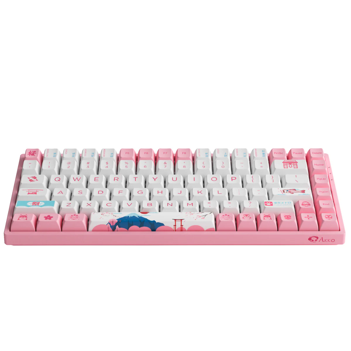 AKKO World Tour Tokyo R2 3084B Plus Hot-Swappable Multi-Mode RGB Mechanical Keyboard (AKKO CS Jelly Purple) - Image 2