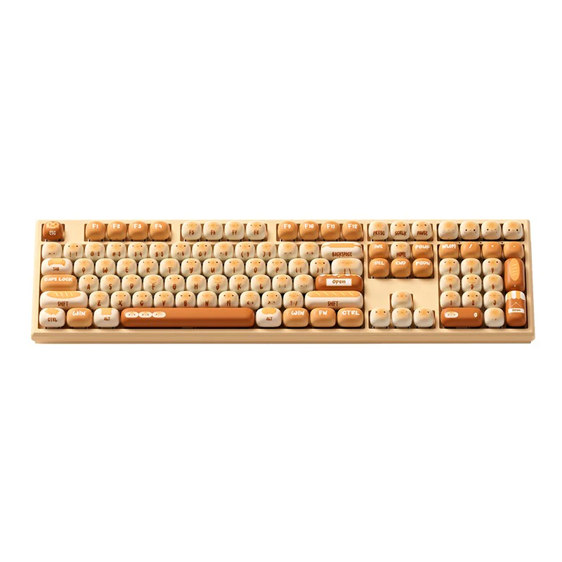 Akko x MonsGeek MG108B Bun Wonderland Multi-Mode RGB Hot-Swappable Mechanical Keyboard (Akko V3 Piano Pro Switch, Akko Creamy Cyan Switch) - Image 5