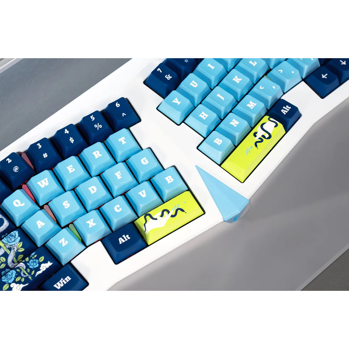 Akko Year of Snake Armor Aluminum Case Alice Side RGB Multi-Mode Hot-Swappable Keyboard (Rod of Asclepius) (Akko Cobras Switch) (03H-03K-03N-03P-03Z-04B-04D) - Image 4