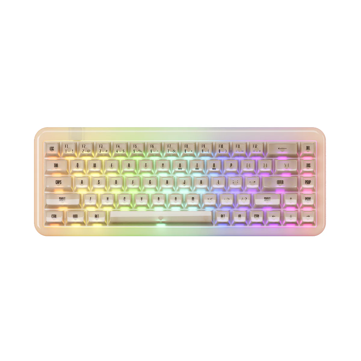 Akko YU01 Antique Jade Resin Case Multi-Mode RGB Hot-Swappable Mechanical Keyboard (Akko V3 Piano Pro Switch Special Version) - Image 2