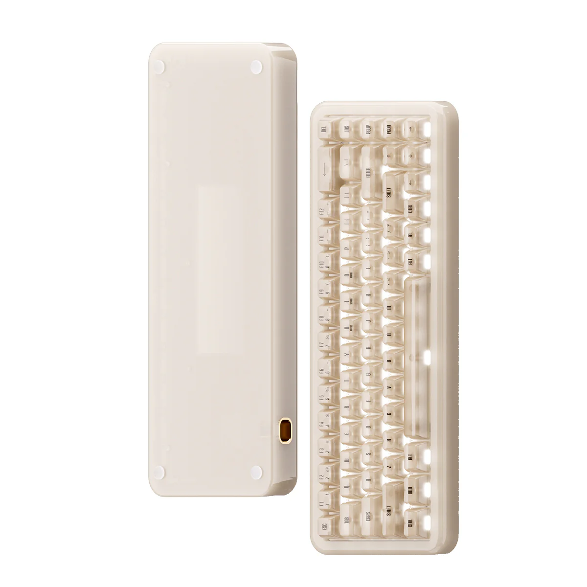 Akko YU01 Antique Jade Resin Case Multi-Mode RGB Hot-Swappable Mechanical Keyboard (Akko V3 Piano Pro Switch Special Version) - Image 5