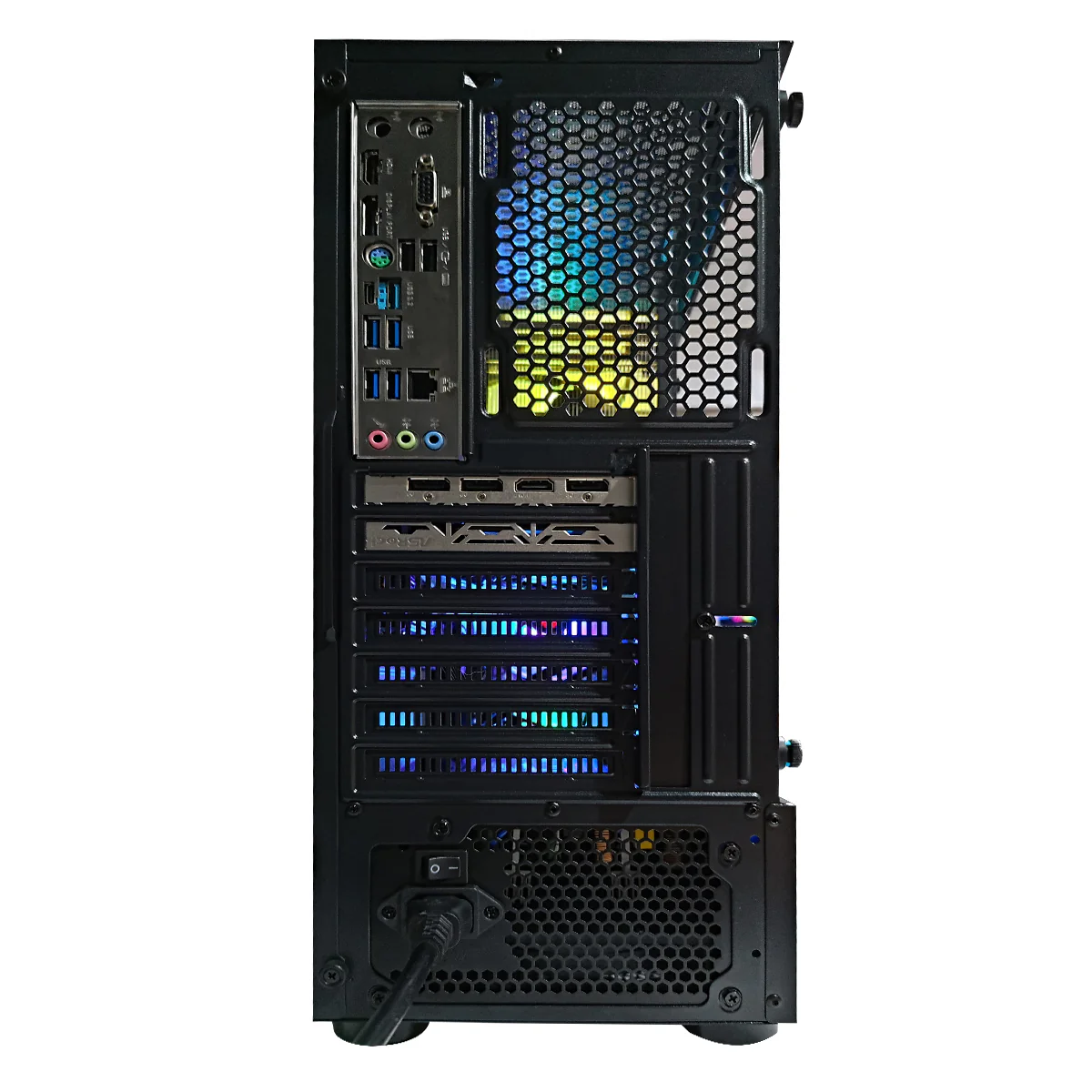 Alpha Aurora Black Desktop Gaming PC | AMD Ryzen 5 5600 | 16GB RAM | 500GB SSD | RX 7600 OC | Windows 11 Pro - Image 8