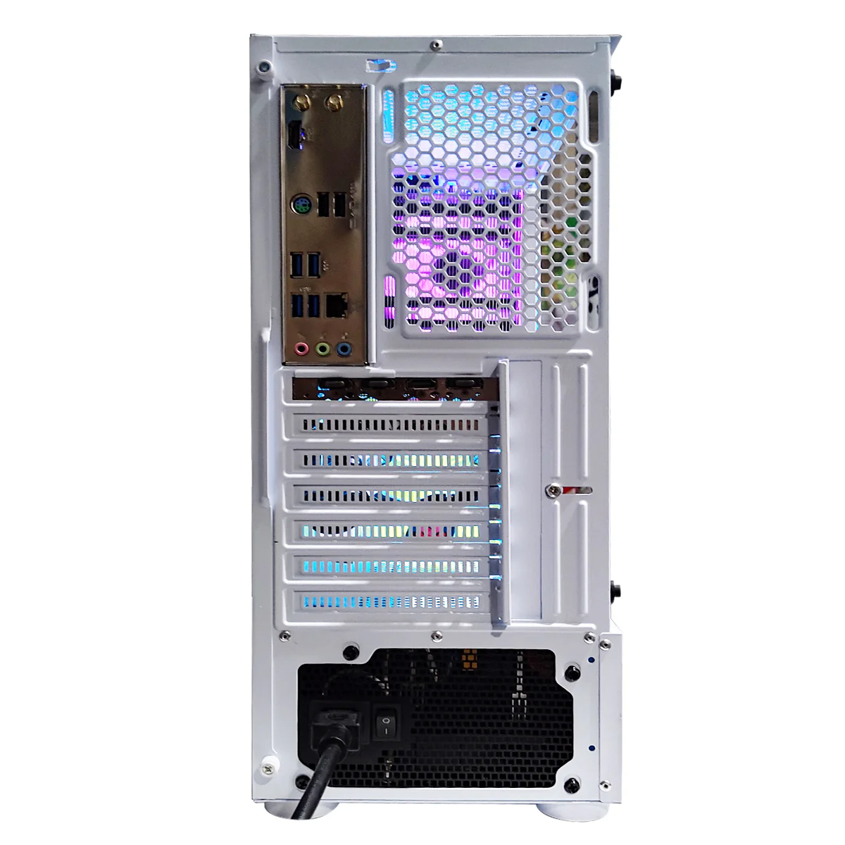 Alpha Aurora White Desktop Gaming PC | AMD Ryzen 5 5500 | 16GB RAM | 500GB SSD | RTX 4060 | Windows 11 Pro - Image 7