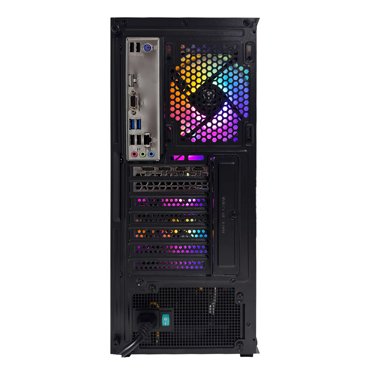 Alpha Breeze Black Desktop Gaming PC | AMD Ryzen 5 5500 | 16GB (2x8GB) RAM | 512GB SSD | RTX 3050 | Windows 11 Pro - Image 7
