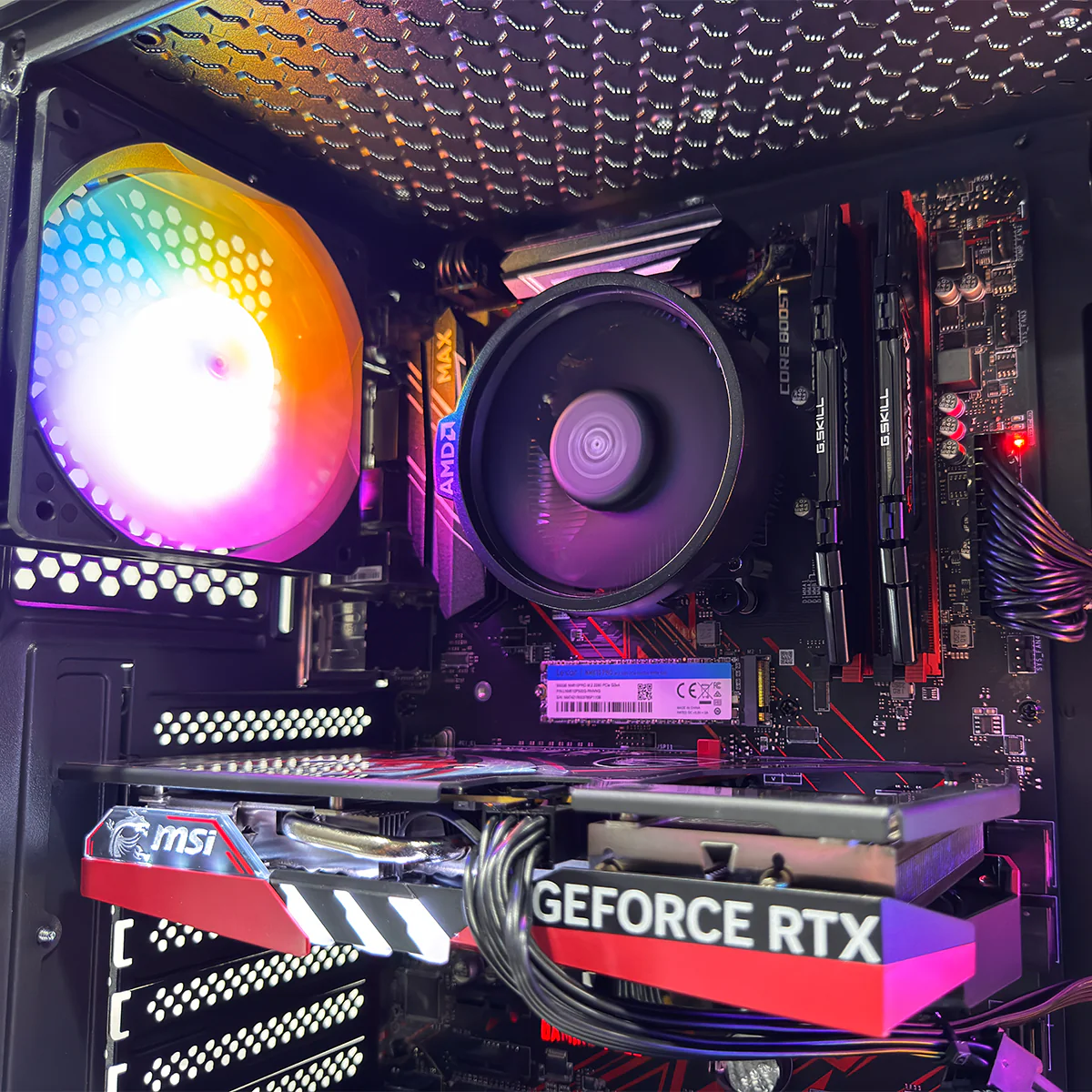 Alpha Cronus Black Desktop Gaming PC | AMD Ryzen 5 5500GT | 16GB RAM | 500GB SSD | RTX 4060 | Windows 11 Pro - Image 4