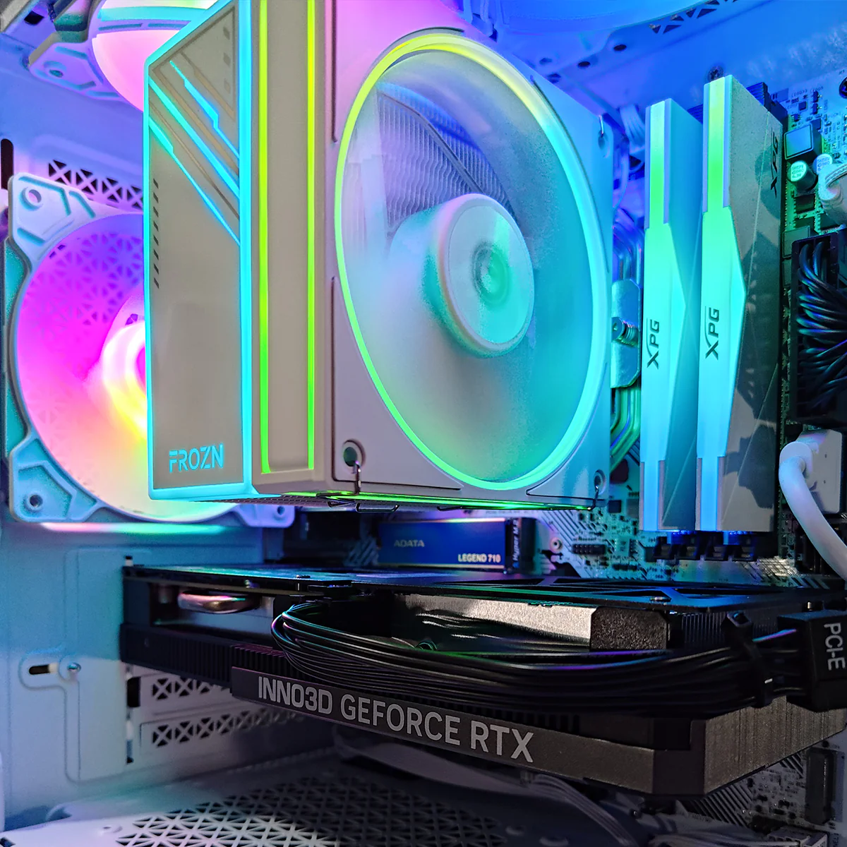 Alpha Reyna White Desktop Gaming PC | Ryzen 5 5500 | 16GB RAM | 512GB SSD | RTX 4060 | Windows 11 Pro - Image 4