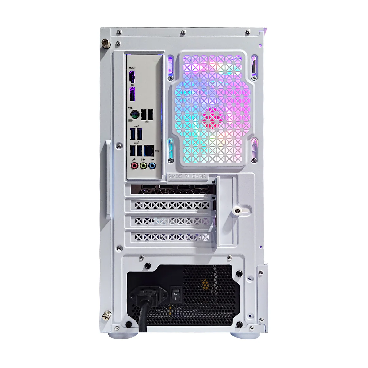 Alpha Reyna White Desktop Gaming PC | Ryzen 5 5500 | 16GB RAM | 512GB SSD | RTX 4060 | Windows 11 Pro - Image 7