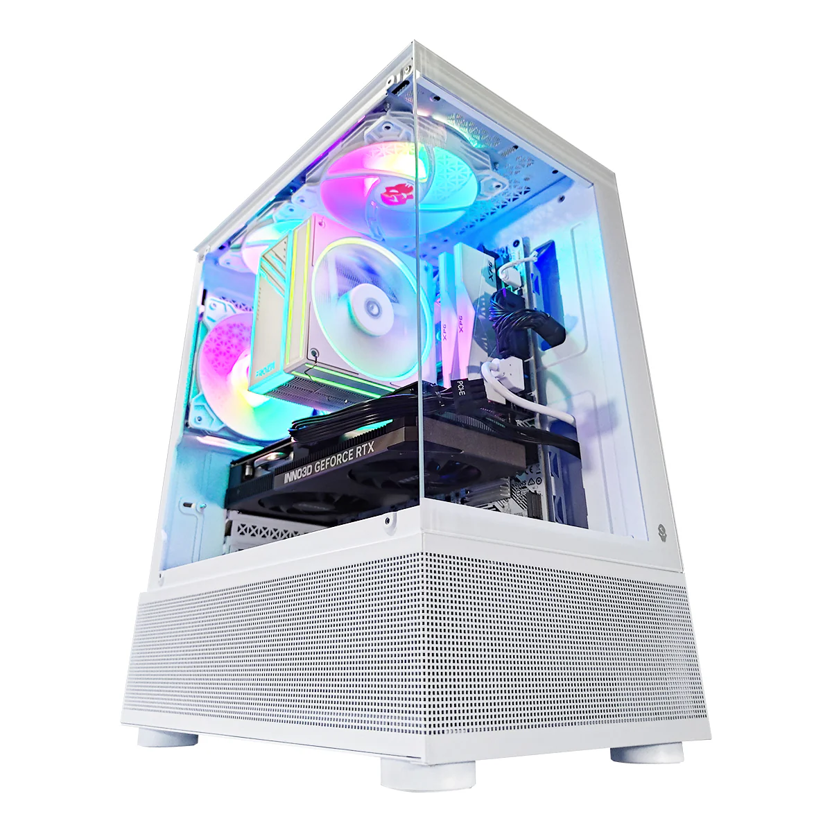 Alpha Reyna White Desktop Gaming PC | Ryzen 5 5500 | 16GB RAM | 512GB SSD | RTX 4060 | Windows 11 Pro - Image 8