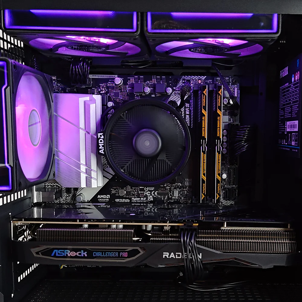Alpha D32 Black Desktop Gaming PC | AMD Ryzen 5 5600 | 16GB RAM | 512GB SSD | RX 7600 | Windows 11 Pro - Image 4