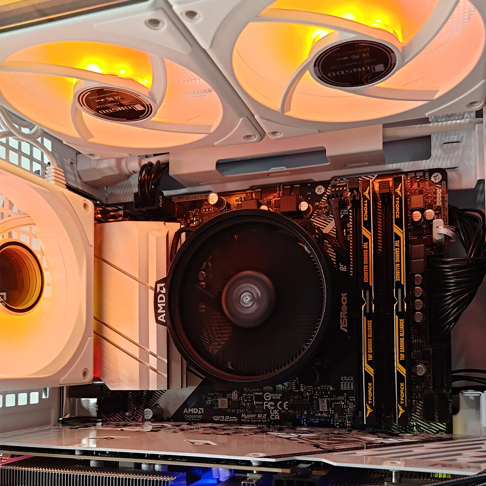 Alpha D32 White Desktop Gaming PC | AMD Ryzen 5 5600 | 16GB RAM | 512GB SSD | RX 7600 | Windows 11 Pro - Image 4