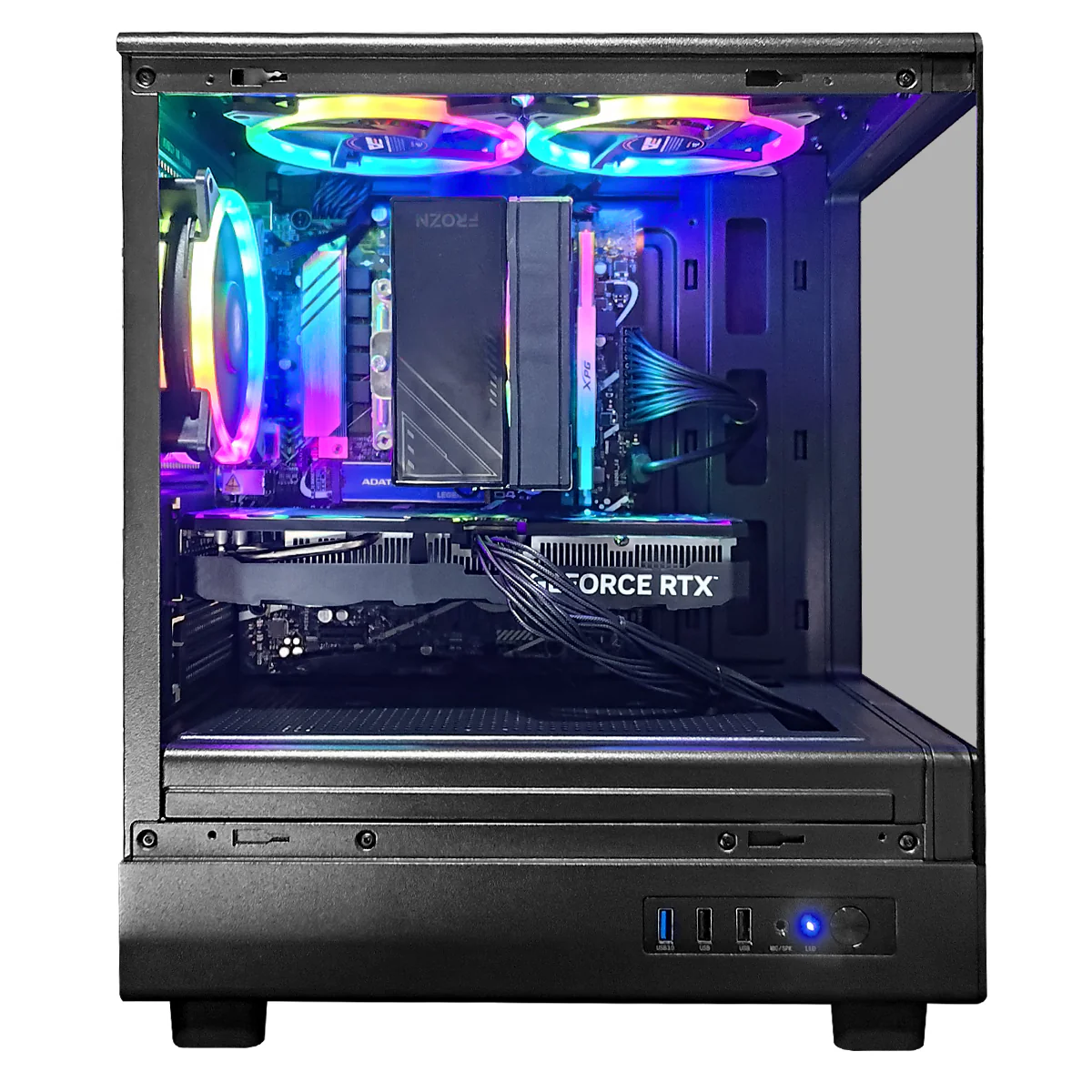 Alpha DB330M Black Desktop Gaming PC | Intel i5 12400F | 16GB RAM | 512GB SSD | RTX 4060 | Windows 11 Pro - Image 2