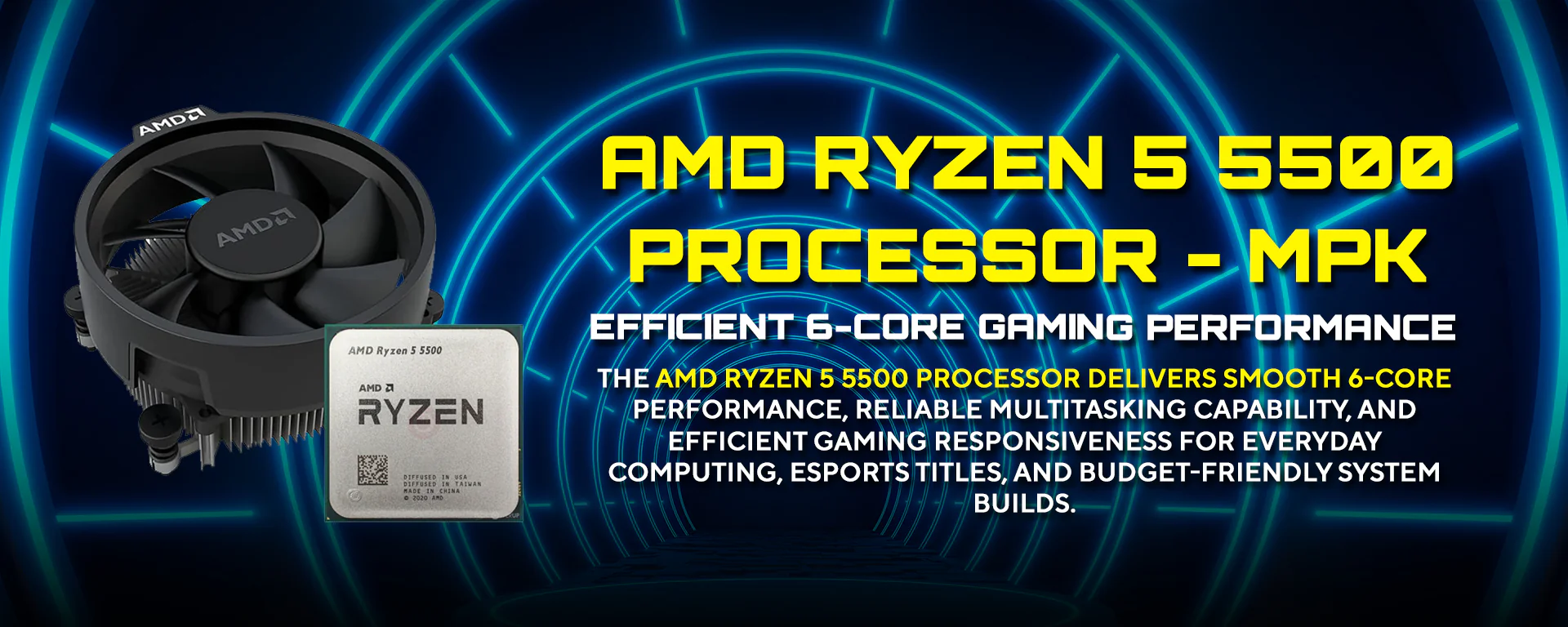 Alpha DB460M White Desktop Gaming PC | AMD Ryzen 5 5500 | 16GB (2x8) RAM | 500GB SSD | RXT 3050 | Windows 11 Pro - Image 11