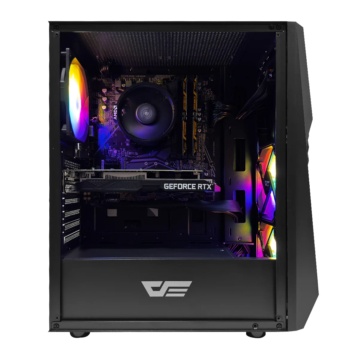 Alpha DK150 Black Desktop Gaming PC | AMD Ryzen 5 5500 | 16GB (2X8GB) RAM | 512GB SSD | RTX 3050 | Windows 11 Pro - Image 2