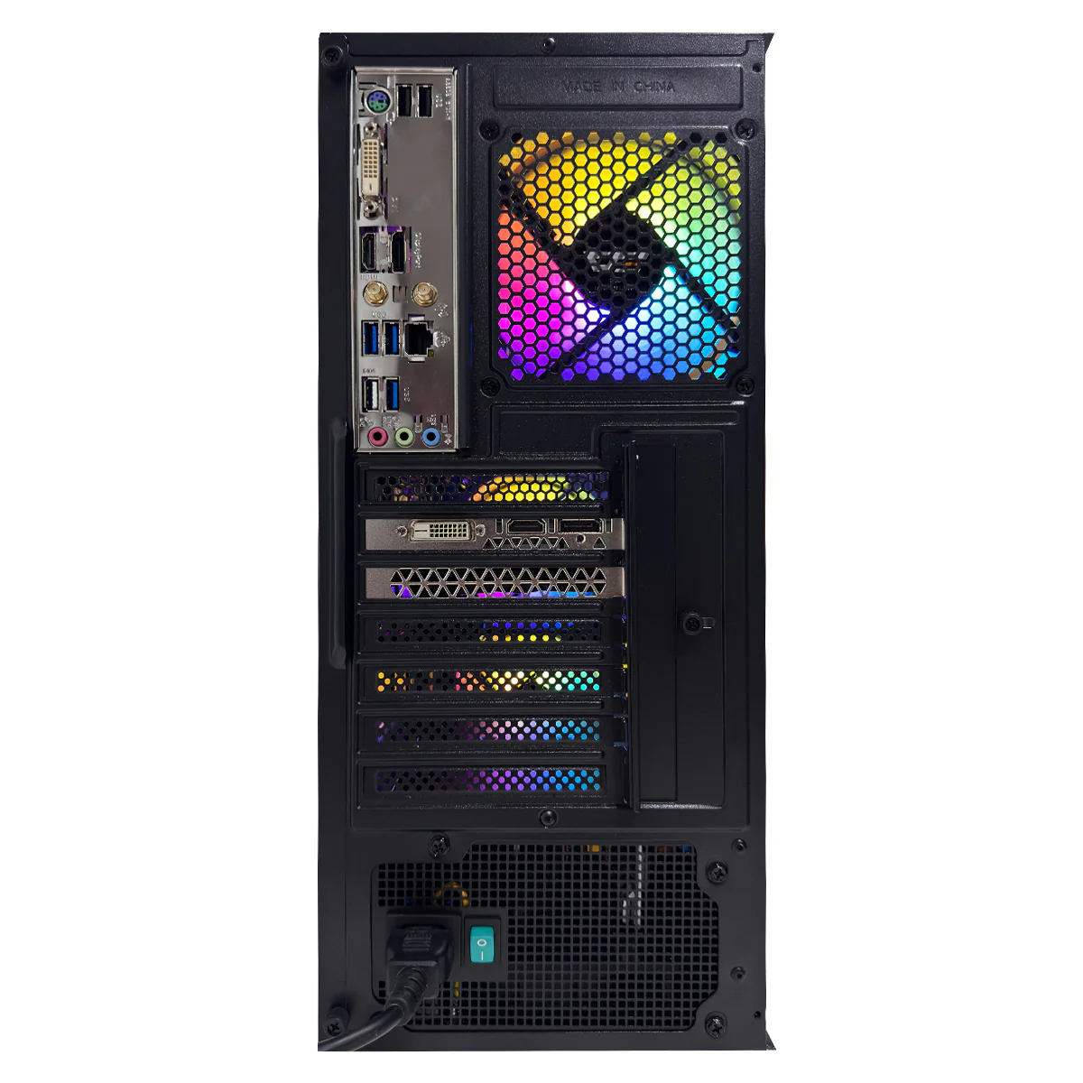 Alpha DK150 Black Desktop Gaming PC | AMD Ryzen 5 5500 | 16GB (2X8GB) RAM | 512GB SSD | RTX 3050 | Windows 11 Pro - Image 8