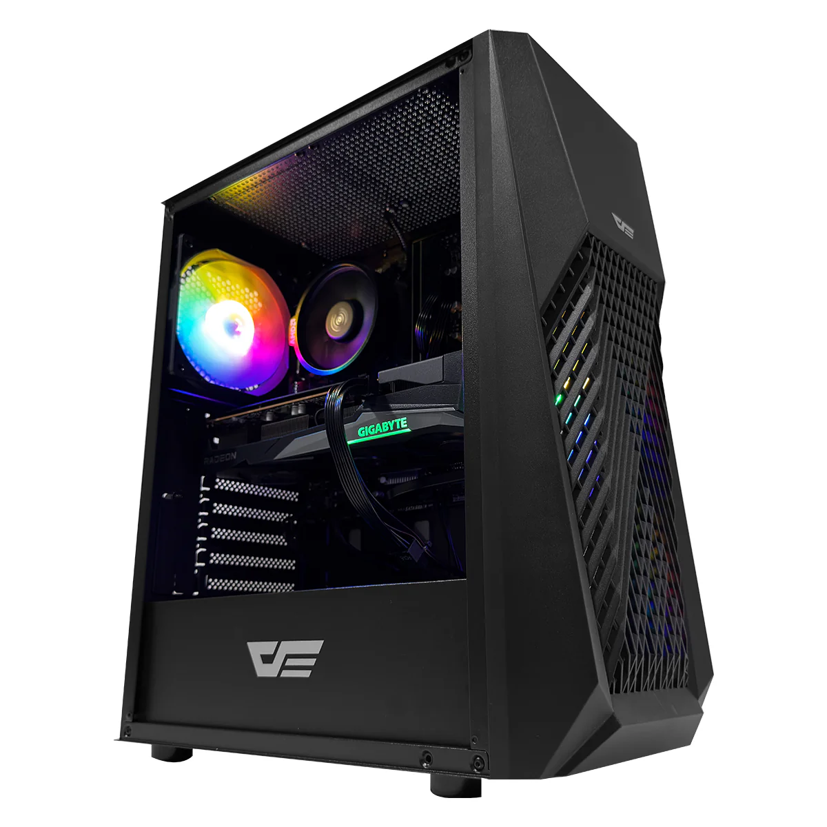 Alpha DK150 Black Desktop Gaming PC | AMD Ryzen 5 5500 | 16GB (2x8GB) RAM | 512GB SSD | RX 7600 | Windows 11 Pro - Image 3