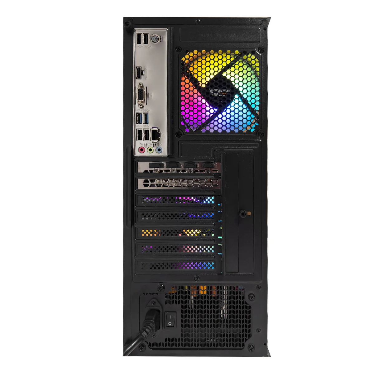 Alpha DK150 Black Desktop Gaming PC | AMD Ryzen 5 5500 | 16GB (2x8GB) RAM | 512GB SSD | RX 7600 | Windows 11 Pro - Image 5