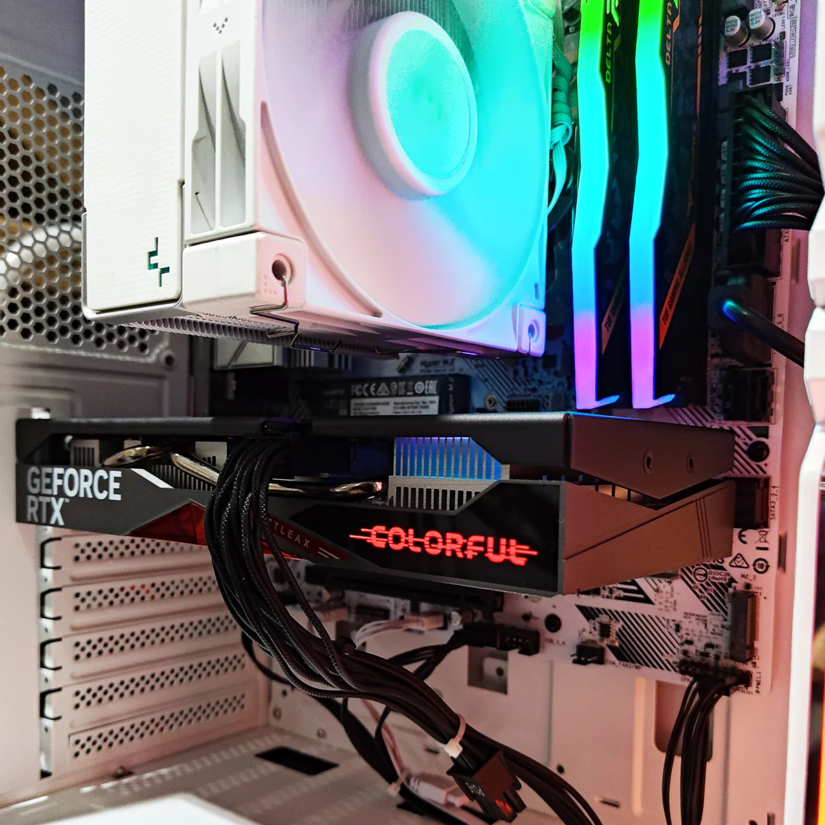Alpha DK150 Luxury White Desktop Gaming PC | AMD Ryzen 5 5500 | 16 GB RAM | 500 GB SSD | RTX 4060 | Windows 11 Pro - Image 2