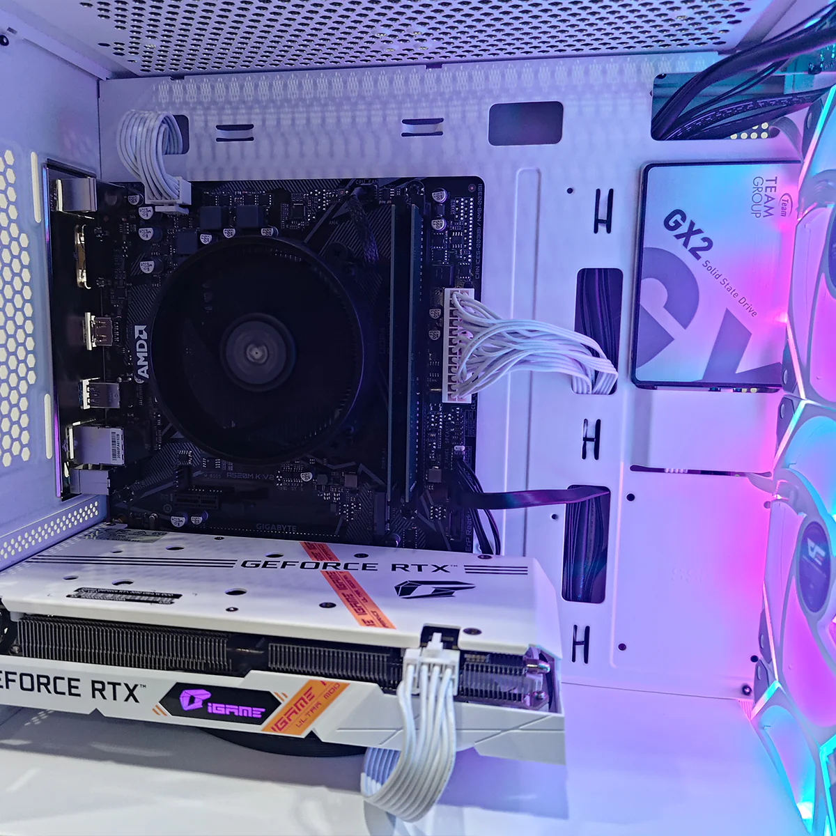 Alpha DLM21 White Desktop Gaming PC | AMD Ryzen 5 5500 | 16GB(2x8GB) RAM | 512GB SSD | RTX 3050 | Windows 11 Pro - Image 4